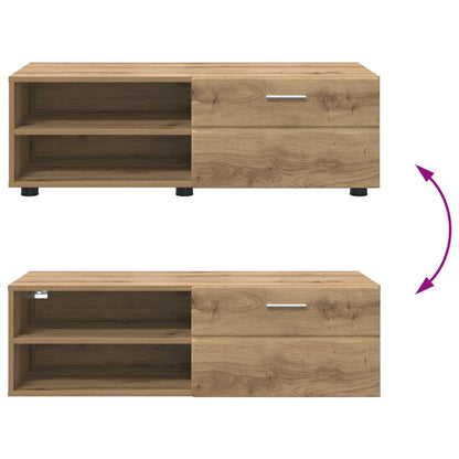 vidaXL Wooden Cabinet Artisan Oak 100.5 x 39 x 30 cm Engineered Wood
