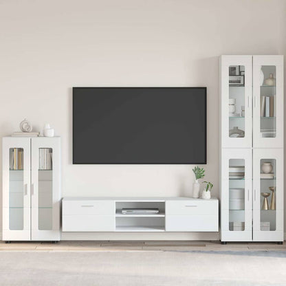 vidaXL Sideboard FLORIN 55.5 x 29 x 100 cm White Engineered Wood