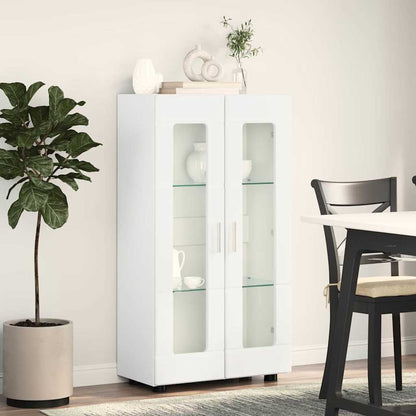 vidaXL Sideboard FLORIN 55.5 x 29 x 100 cm White Engineered Wood