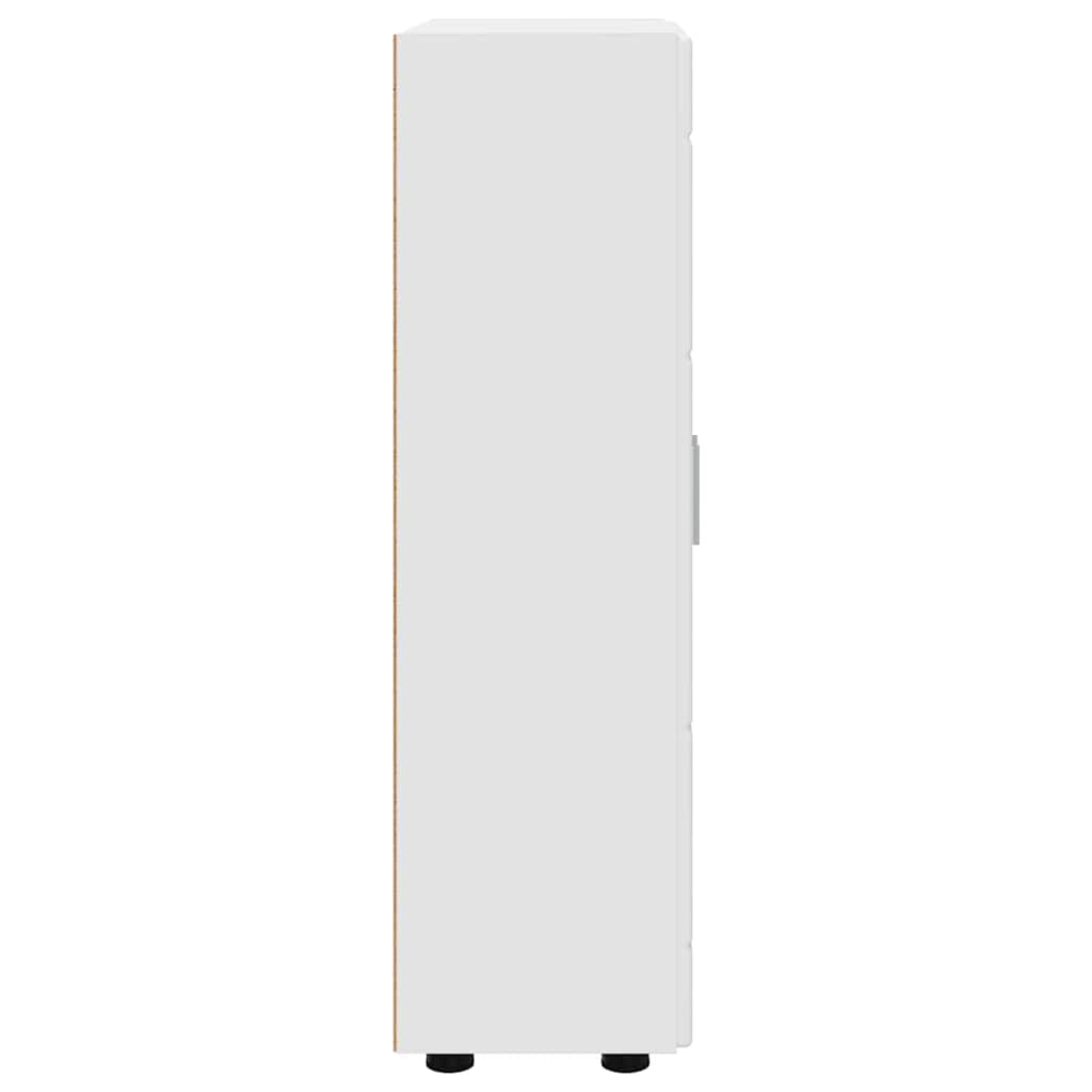 vidaXL Sideboard FLORIN 55.5 x 29 x 100 cm White Engineered Wood