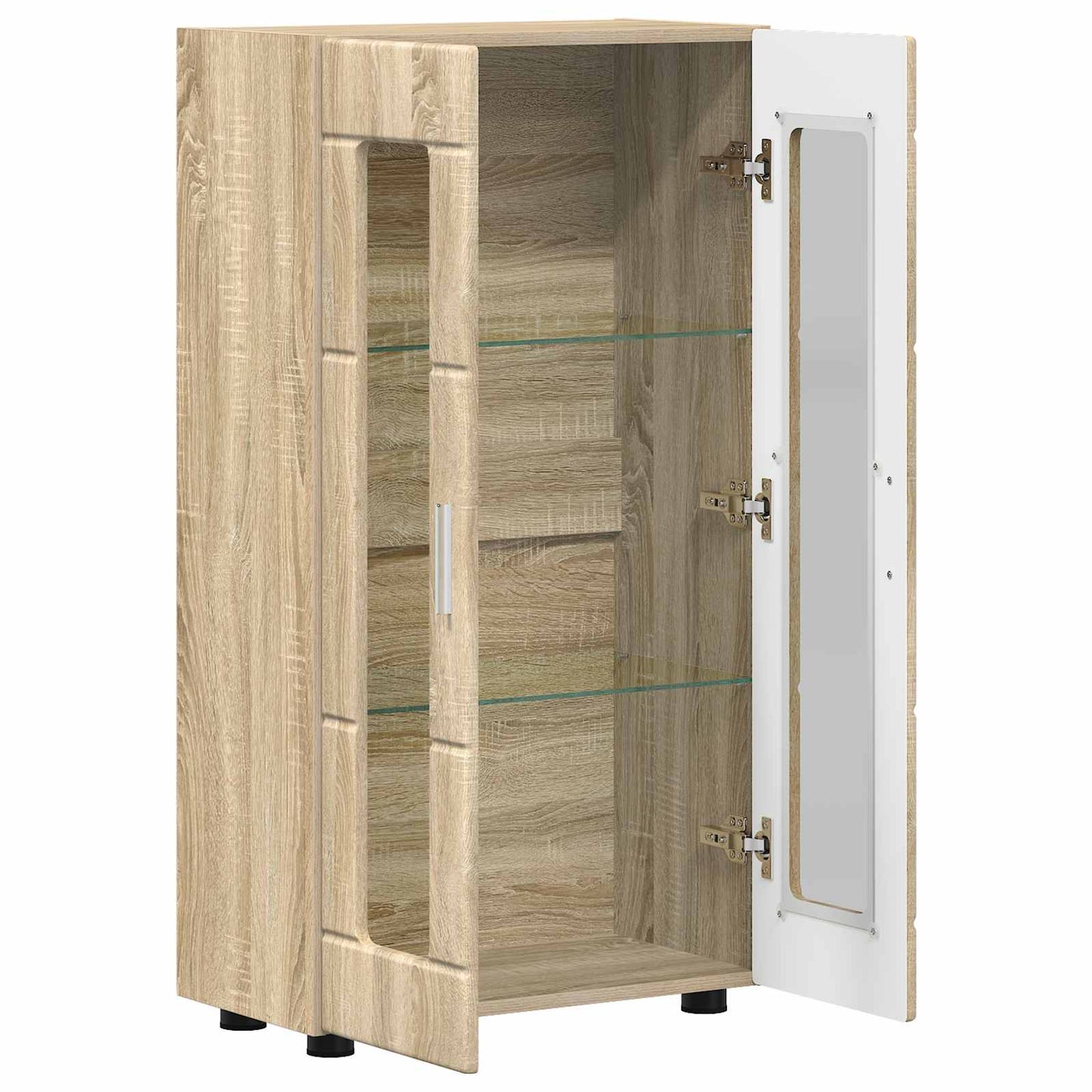 vidaXL Sideboard FLORIN Sonoma Oak 55.5 x 29 x 100 cm Engineered Wood