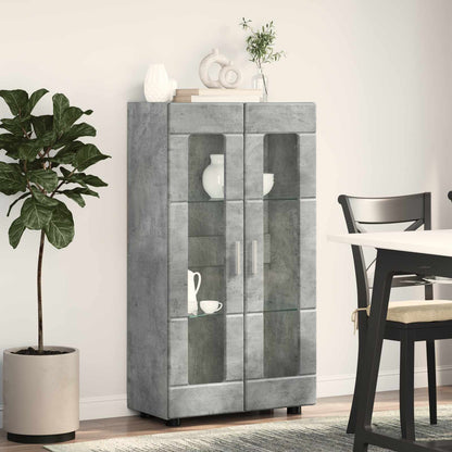 vidaXL Sideboard FLORIN 55.5 x 29 x 100 cm Concrete Grey