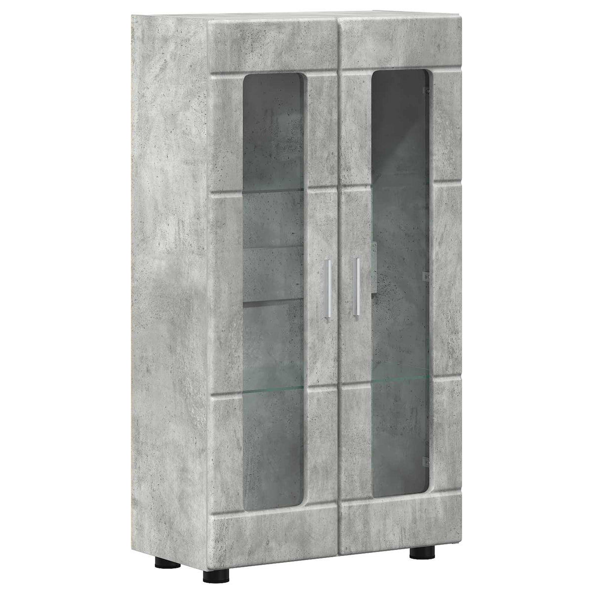 vidaXL Sideboard FLORIN 55.5 x 29 x 100 cm Concrete Grey