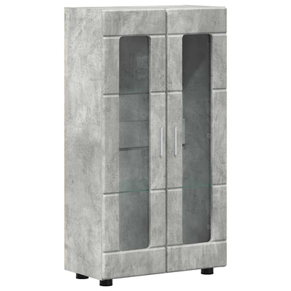 vidaXL Sideboard FLORIN 55.5 x 29 x 100 cm Concrete Grey
