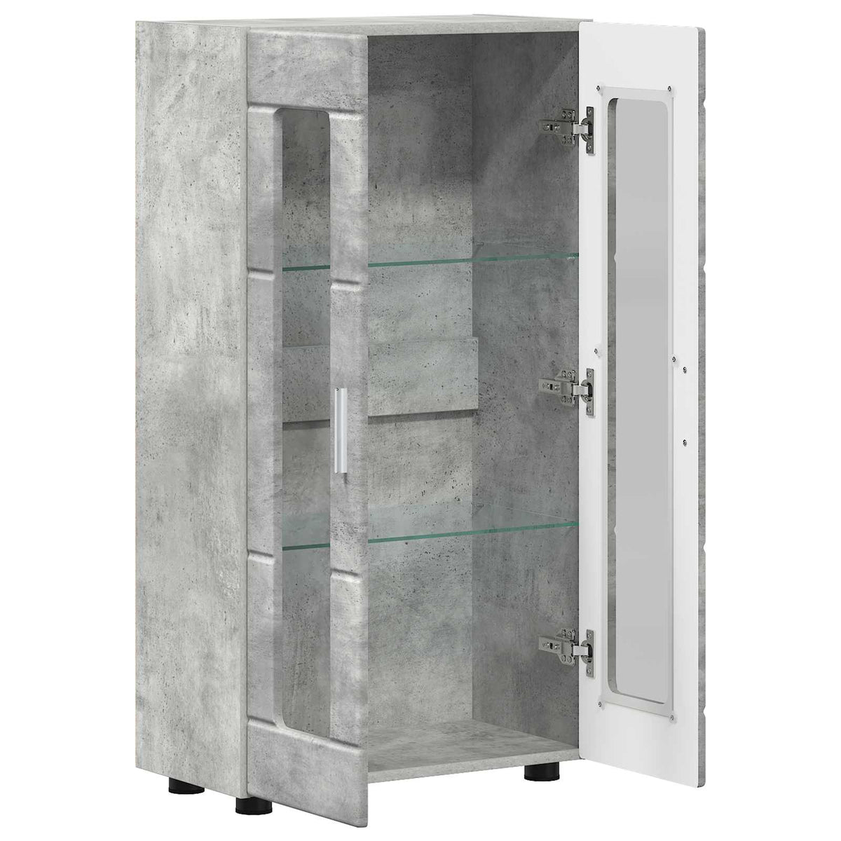 vidaXL Sideboard FLORIN 55.5 x 29 x 100 cm Concrete Grey