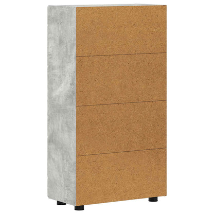vidaXL Sideboard FLORIN 55.5 x 29 x 100 cm Concrete Grey