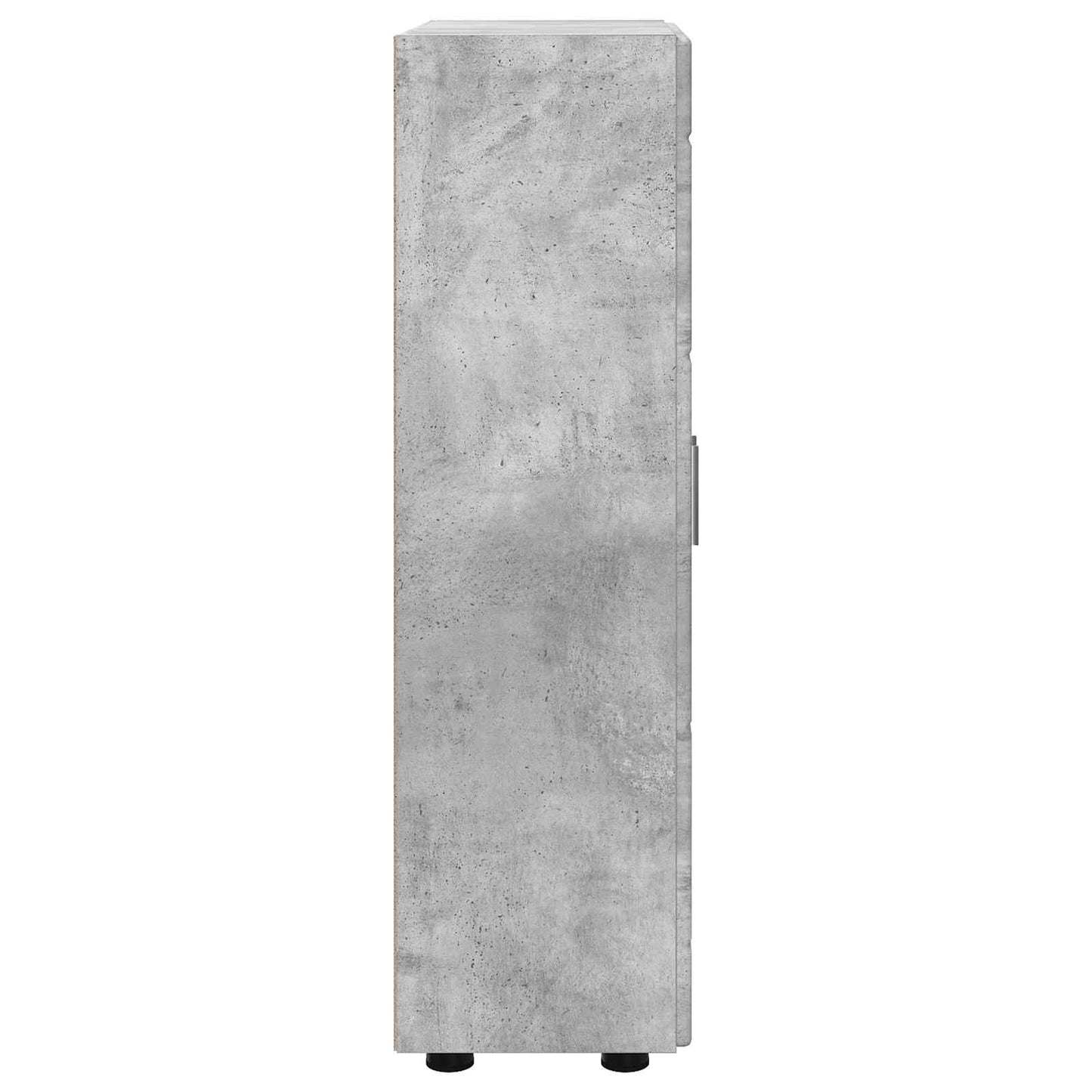 vidaXL Sideboard with Shelf FLORIN Concrete Grey 55.5 x 29 x 100 cm