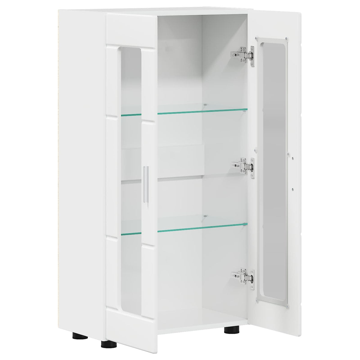 vidaXL Sideboard FLORIN 55.5 x 29 x 100 cm High Gloss White