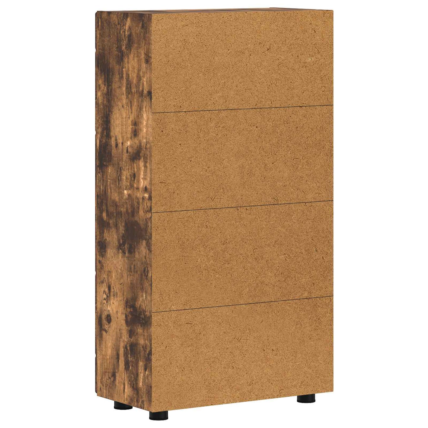 vidaXL Sideboard FLORIN Smoked Oak 55.5 x 29 x 100 cm Engineered Wood