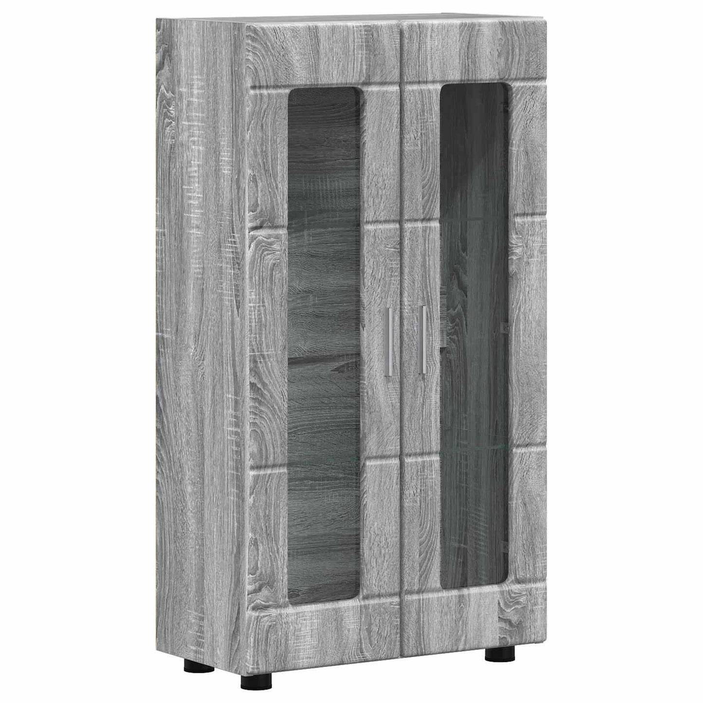 vidaXL Sideboard FLORIN Grey Sonoma 55.5 x 29 x 100 cm Engineered Wood