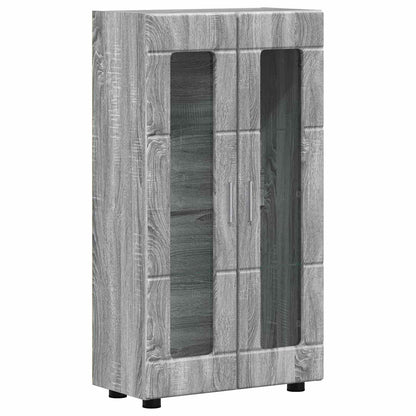 vidaXL Sideboard FLORIN Grey Sonoma 55.5 x 29 x 100 cm Engineered Wood