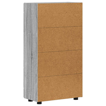 vidaXL Sideboard FLORIN Grey Sonoma 55.5 x 29 x 100 cm Engineered Wood