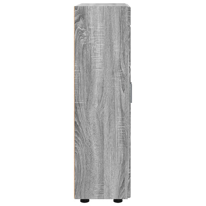 vidaXL Sideboard FLORIN Grey Sonoma 55.5 x 29 x 100 cm Engineered Wood