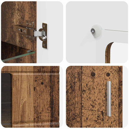 vidaXL Sideboard FLORIN Old Wood 55.5 x 29 x 100 cm Engineered Wood