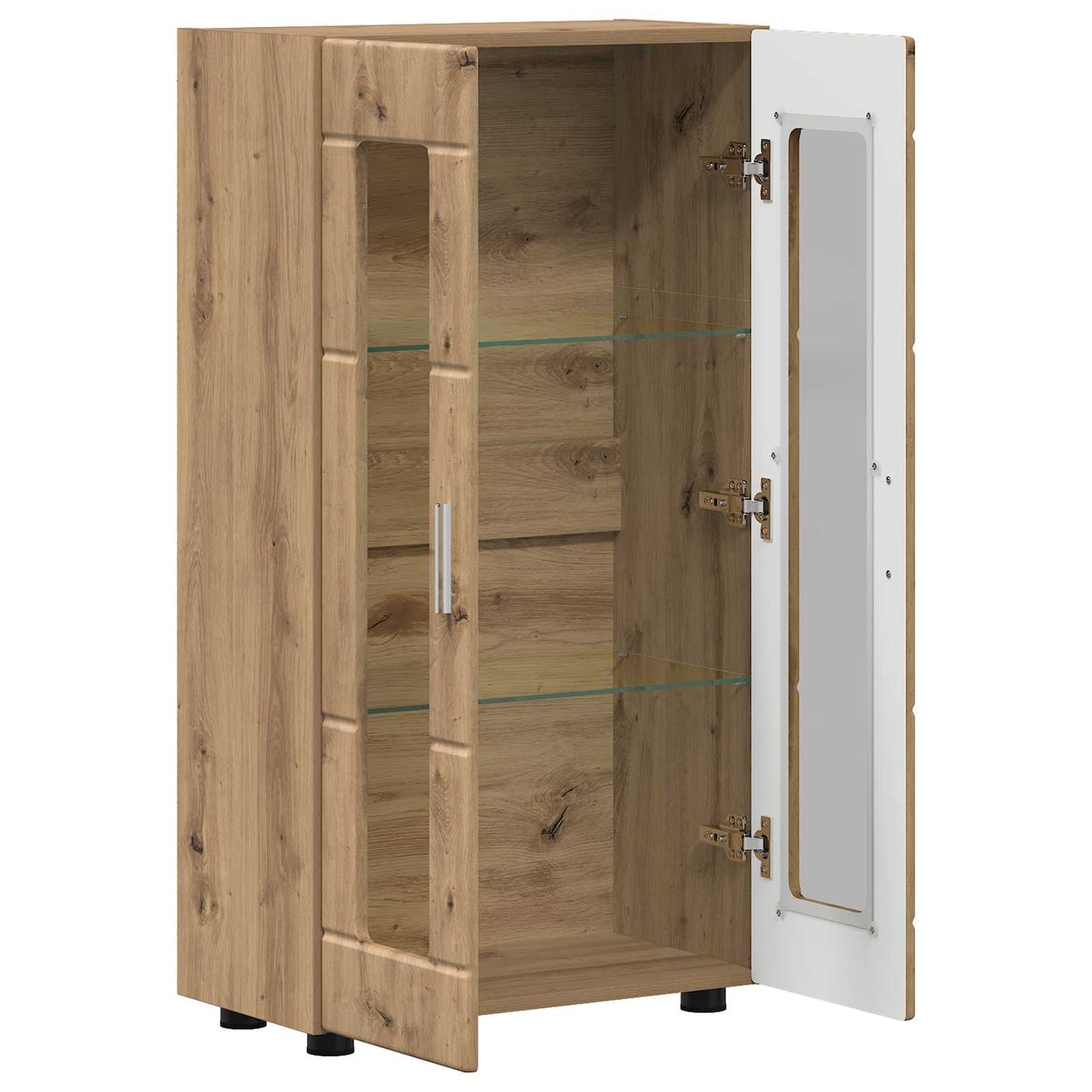 vidaXL Sideboard FLORIN 55.5 x 29 x 100 cm Artisan Oak Engineered Wood