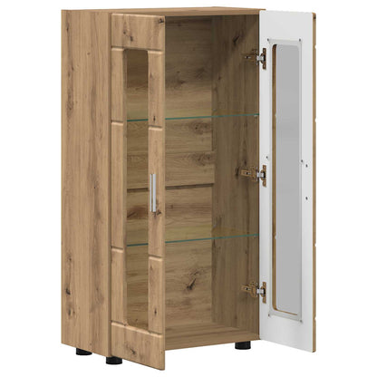 vidaXL Sideboard FLORIN 55.5 x 29 x 100 cm Artisan Oak Engineered Wood