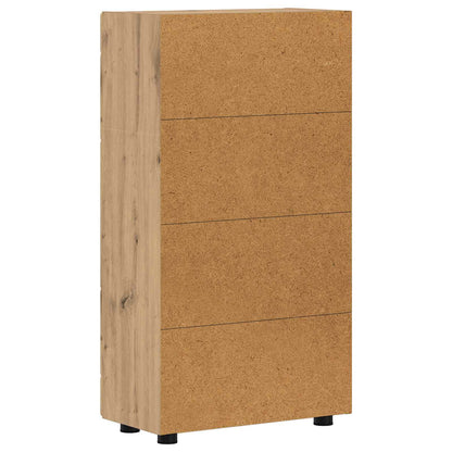 vidaXL Sideboard FLORIN 55.5 x 29 x 100 cm Artisan Oak Engineered Wood