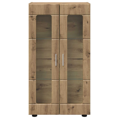 vidaXL Sideboard FLORIN 55.5 x 29 x 100 cm Artisan Oak Engineered Wood
