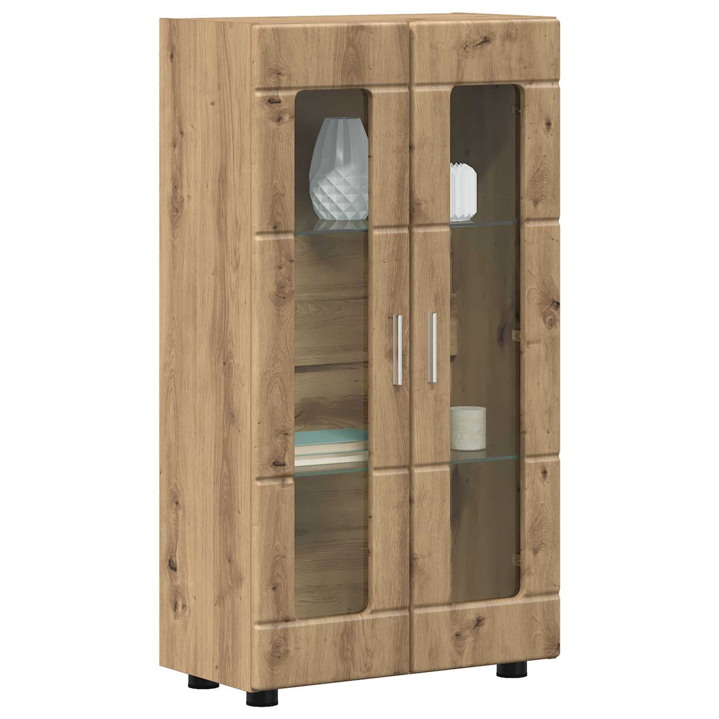 vidaXL Sideboard FLORIN 55.5 x 29 x 100 cm Artisan Oak Engineered Wood