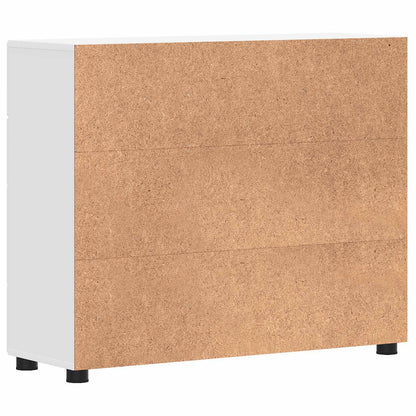 vidaXL Wooden Cabinet White 88.5 x 30.5 x 73 cm Engineered Wood