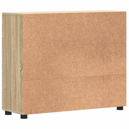 vidaXL Wooden Cabinet Sonoma Oak 88.5 x 30.5 x 73 cm Engineered Wood