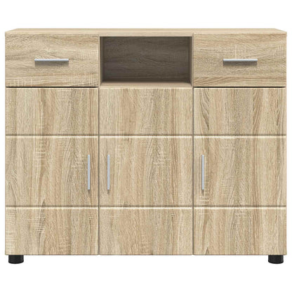 vidaXL Wooden Cabinet Sonoma Oak 88.5 x 30.5 x 73 cm Engineered Wood