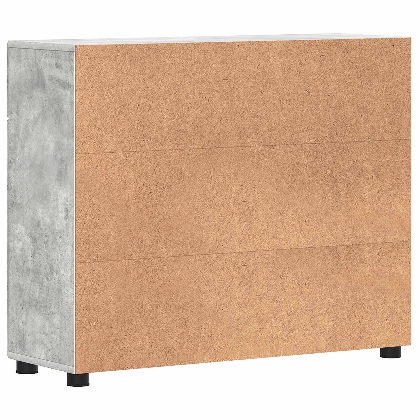 vidaXL Wooden Cabinet Concrete Grey Engineered Wood