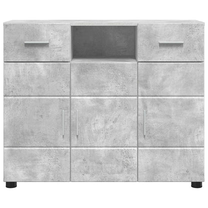 vidaXL Wooden Cabinet Concrete Grey Engineered Wood