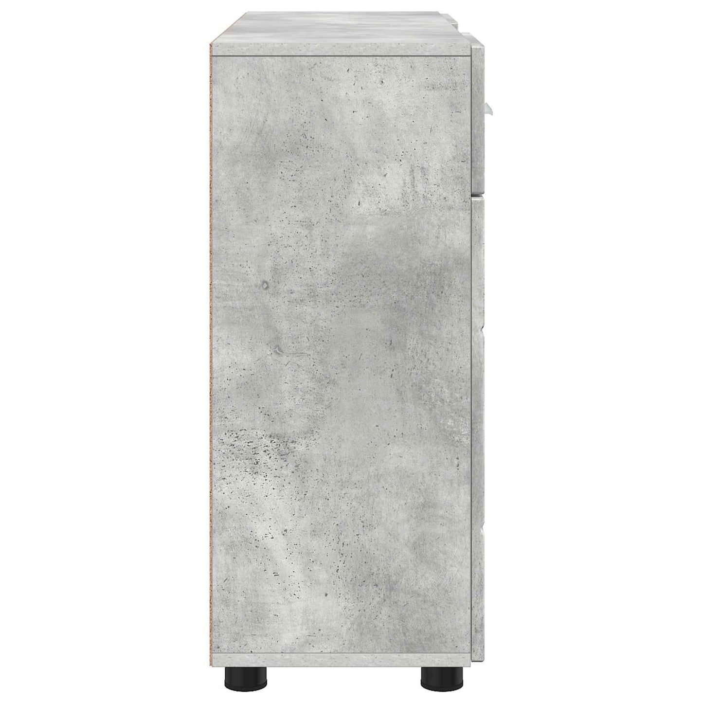 vidaXL Wooden Cabinet Concrete Grey Engineered Wood