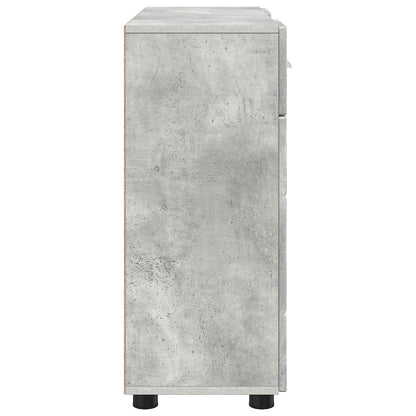 vidaXL Wooden Cabinet Concrete Grey Engineered Wood