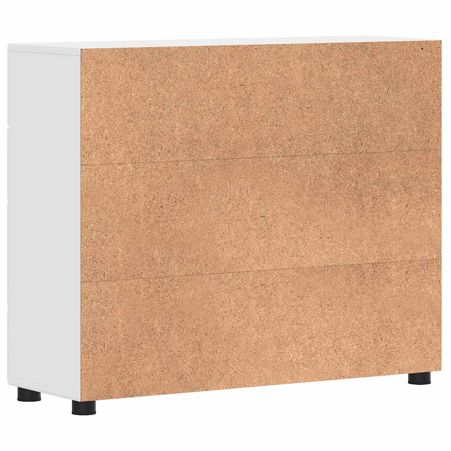 vidaXL Wooden Cabinet with Drawer High Gloss White 88.5 x 30.5 x 73 cm