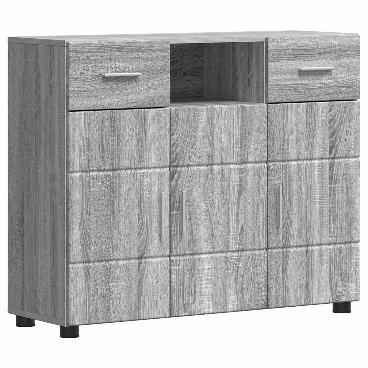 vidaXL Wooden Cabinet Grey Sonoma Engineered Wood