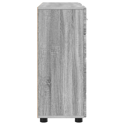 vidaXL Wooden Cabinet Grey Sonoma Engineered Wood