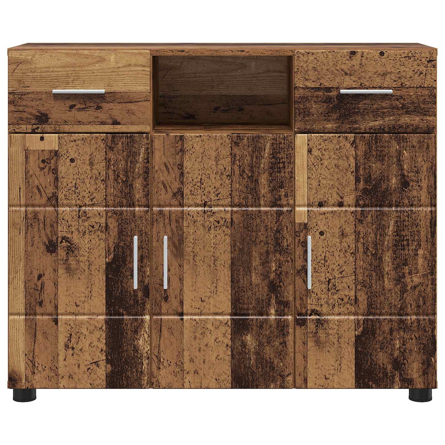 vidaXL Wooden Cabinet Old Wood 88.5 x 30.5 x 73 cm Engineered Wood