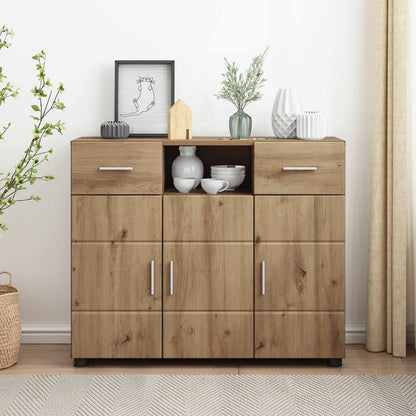 vidaXL Wooden Cabinet Artisan Oak Engineered Wood