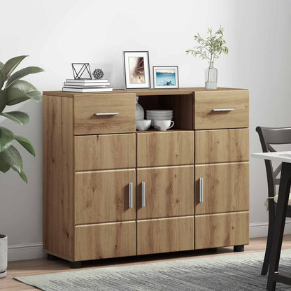 vidaXL Wooden Cabinet Artisan Oak Engineered Wood