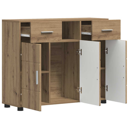 vidaXL Wooden Cabinet Artisan Oak Engineered Wood