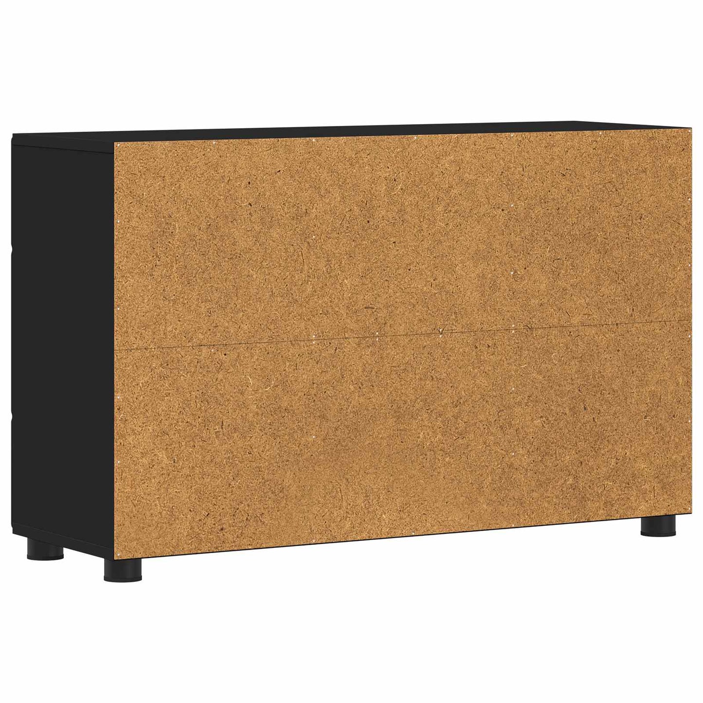vidaXL Sideboard FLORIN 88.5 x 30.5 x 55.5 cm Black Engineered Wood
