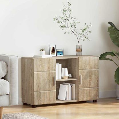 vidaXL Sideboard FLORIN 88.5 x 30.5 x 55.5 cm Sonoma Oak
