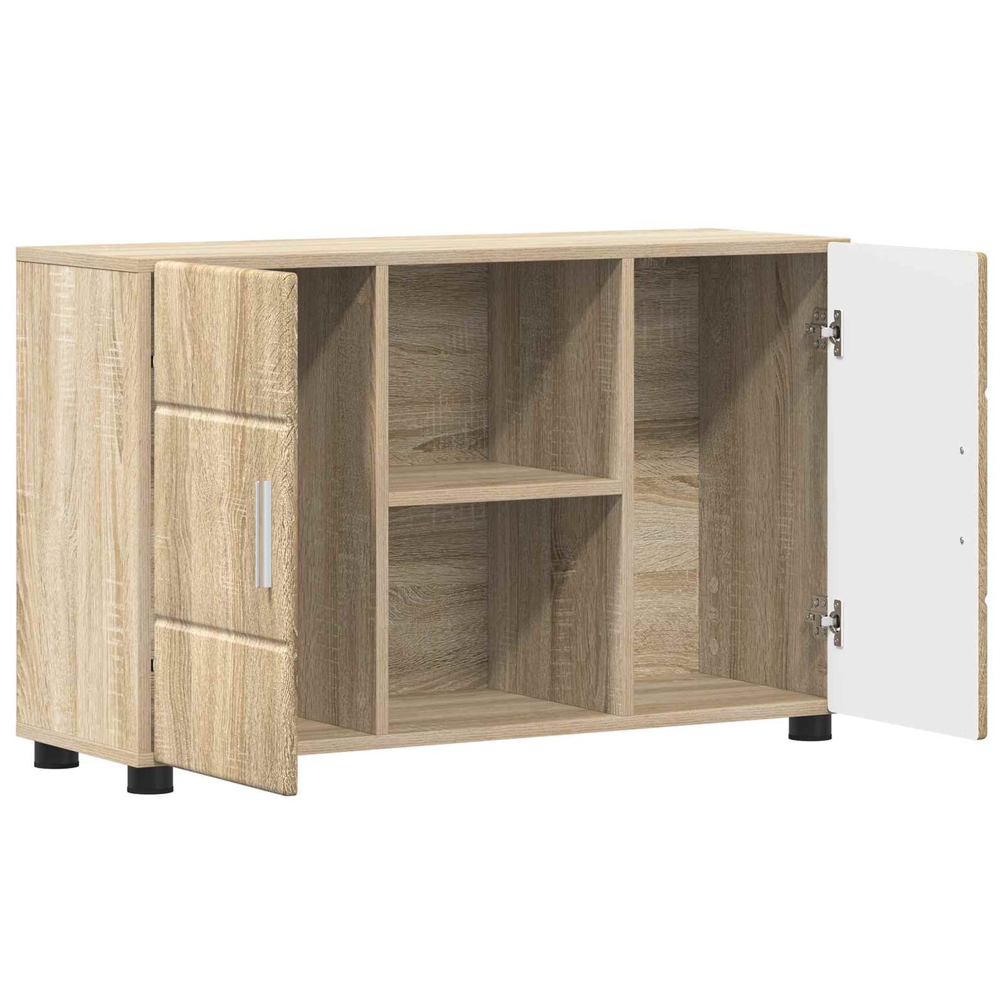 vidaXL Sideboard FLORIN 88.5 x 30.5 x 55.5 cm Sonoma Oak