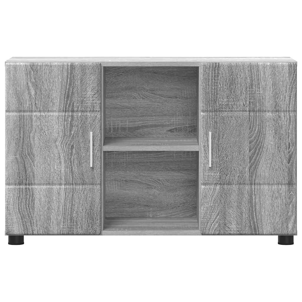 vidaXL Sideboard FLORIN 88.5 x 30.5 x 55.5 cm Grey Sonoma