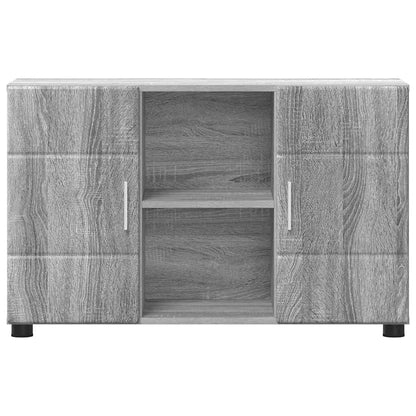 vidaXL Sideboard FLORIN 88.5 x 30.5 x 55.5 cm Grey Sonoma