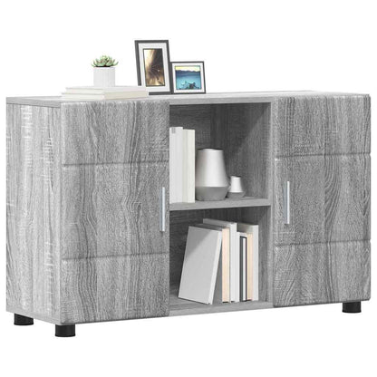 vidaXL Sideboard FLORIN 88.5 x 30.5 x 55.5 cm Grey Sonoma