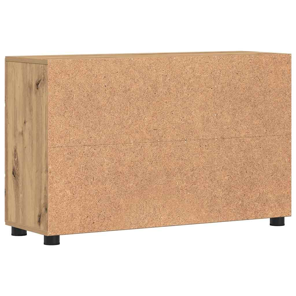 vidaXL Sideboard with Shelf FLORIN Artisan Oak 88.5 x 30.5 x 55.5 cm