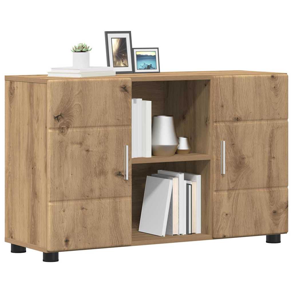 vidaXL Sideboard with Shelf FLORIN Artisan Oak 88.5 x 30.5 x 55.5 cm