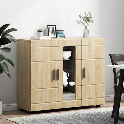vidaXL Wooden Cabinet Sonoma Oak 88.5 x 30.5 x 73 cm Engineered Wood
