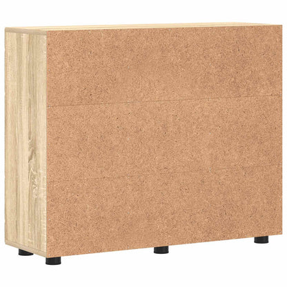 vidaXL Wooden Cabinet Sonoma Oak 88.5 x 30.5 x 73 cm Engineered Wood