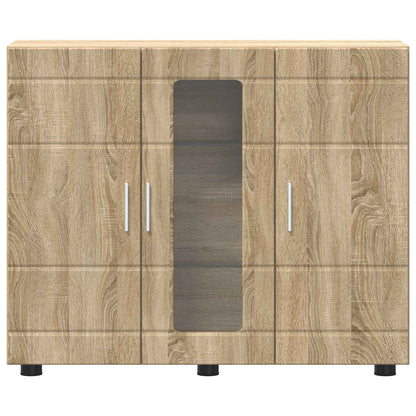 vidaXL Wooden Cabinet Sonoma Oak 88.5 x 30.5 x 73 cm Engineered Wood