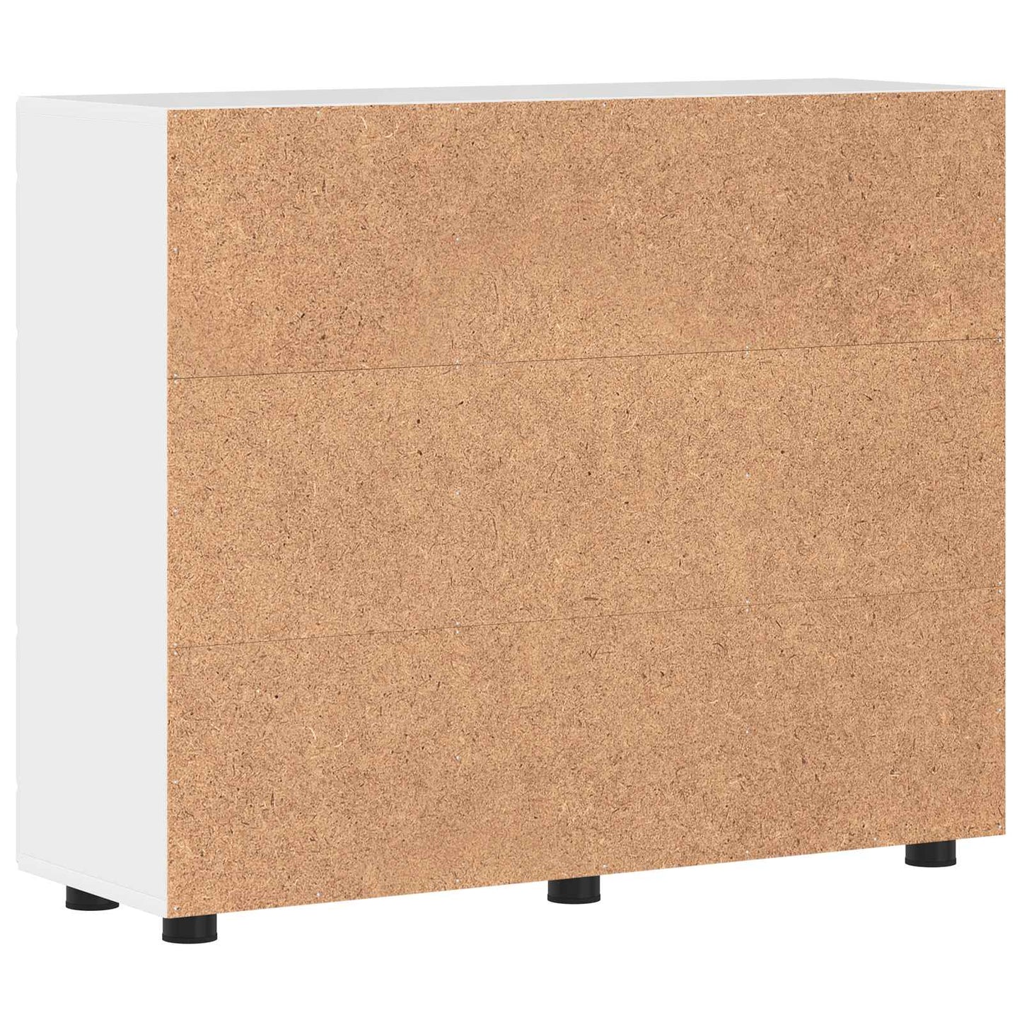 vidaXL Wooden Cabinet High Gloss White 88.5 x 30.5 x 73 cm