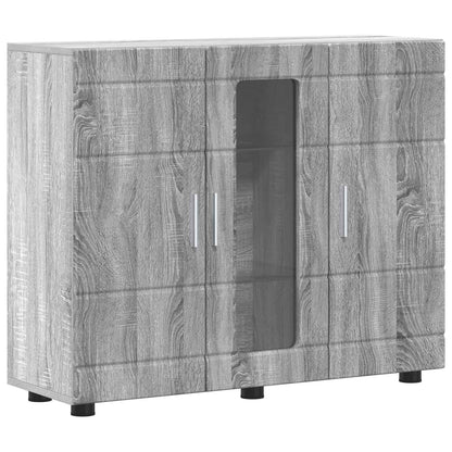 vidaXL Wooden Cabinet Grey Sonoma Engineered Wood